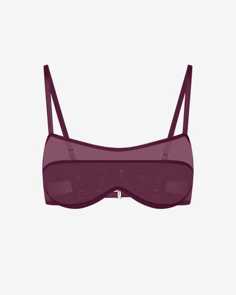 luana burgundy // bra