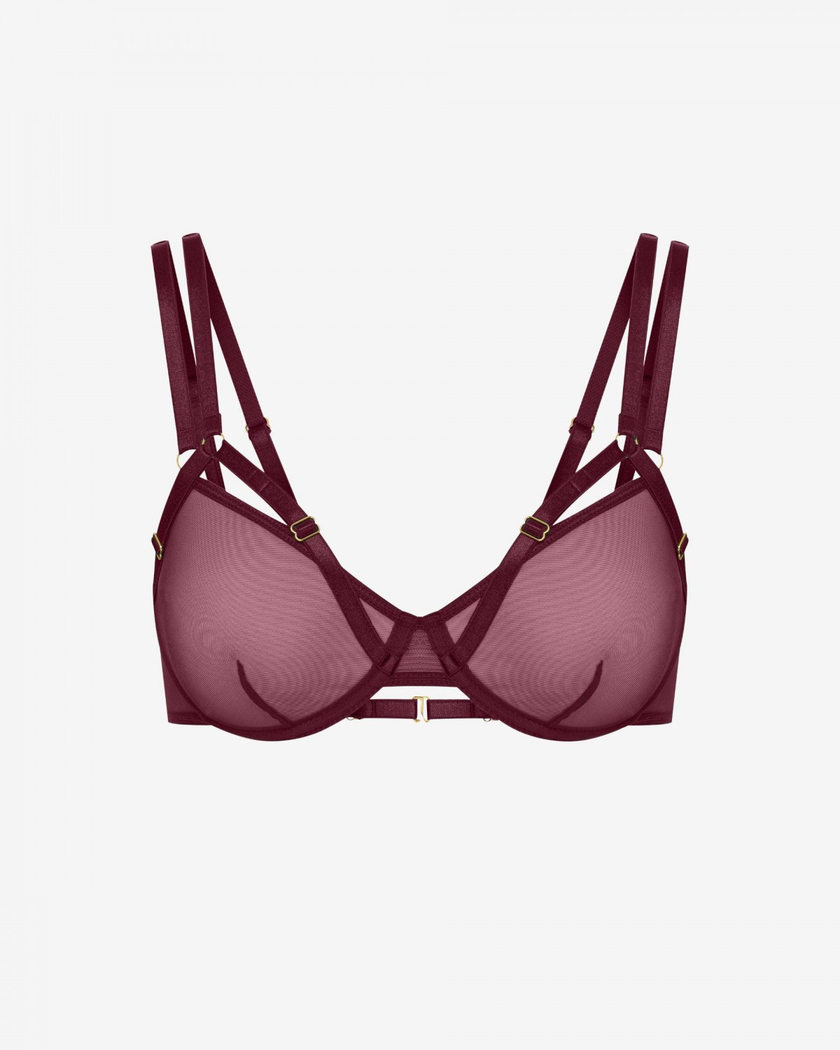 maia burgundy // biustonosz