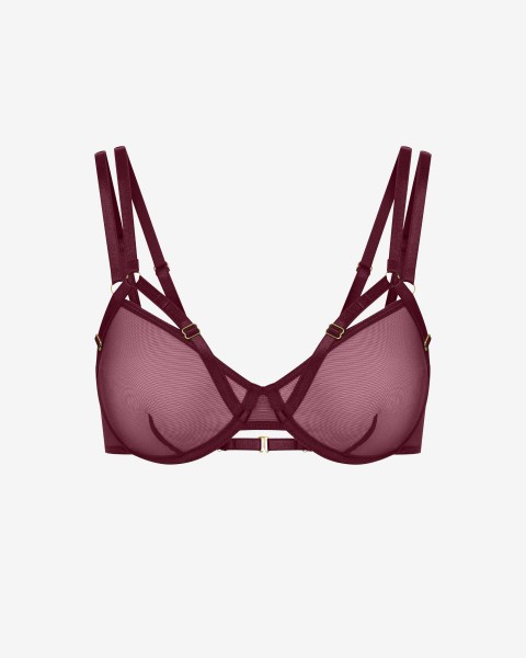 maia burgundy // biustonosz