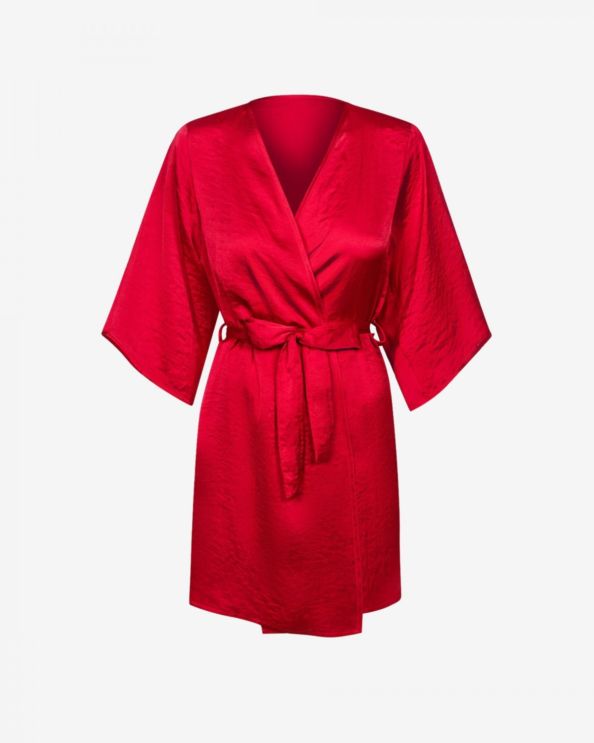 elle red // bathrobe