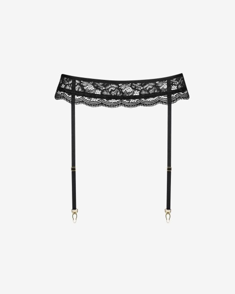 gisele black // garter belt