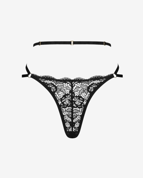 silvia black // thongs