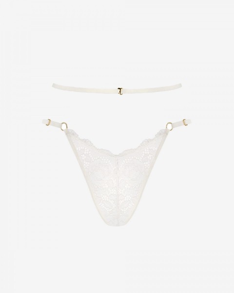 silvia white // thongs