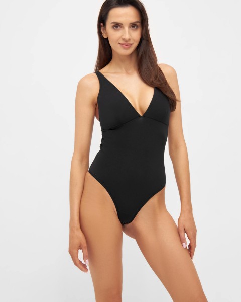 czarne body damskie promees