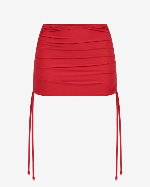 kimberly red // skirt bikini